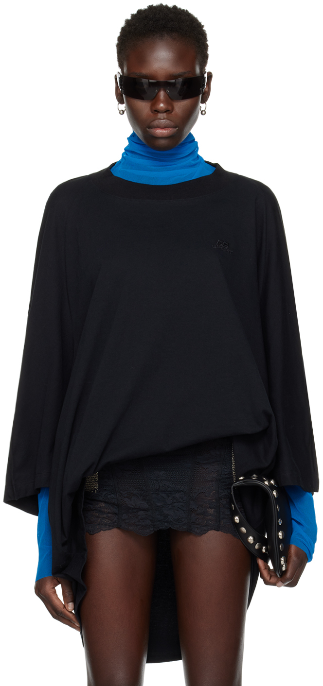 Black Shayne Oliver Edition T-Shirt by Jean Paul Gaultier on