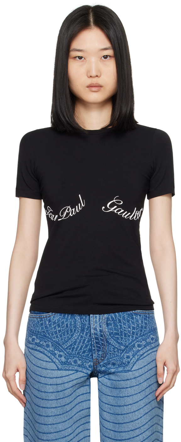 Black 'The Jean Paul Gaultier' T-Shirt