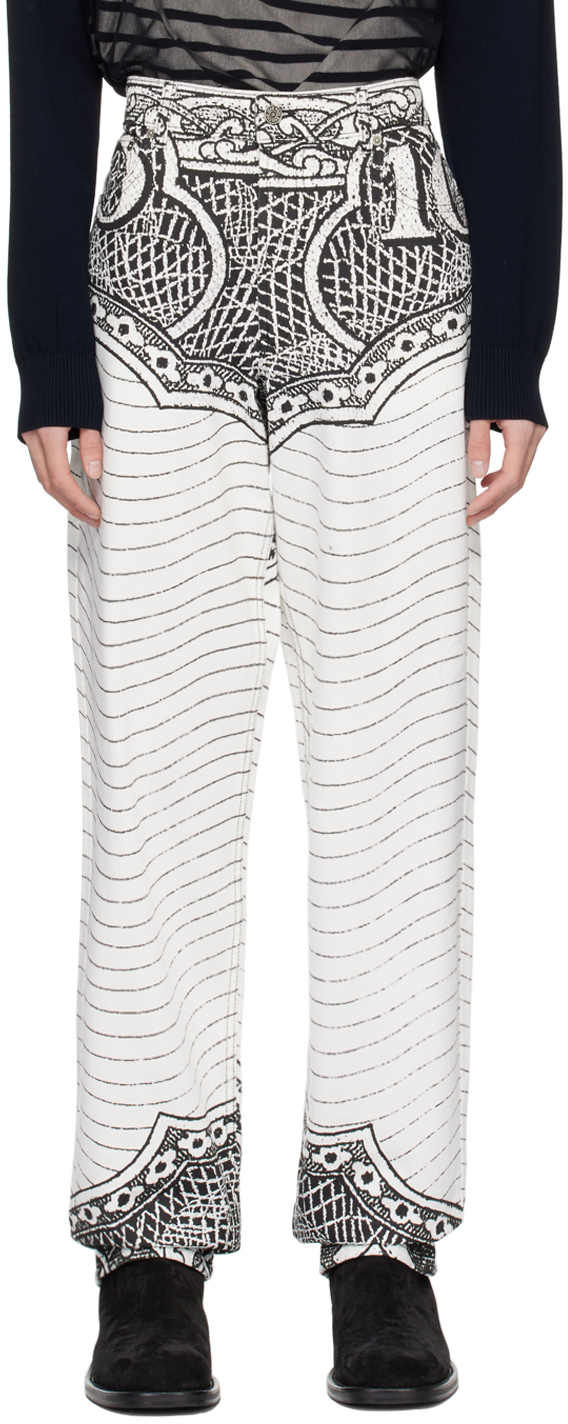 Robe Vintage Jean Paul Gaultier S/S 2000 - Imprimé Psychédélique - Taille L En Maille Polyamide - État Parfait