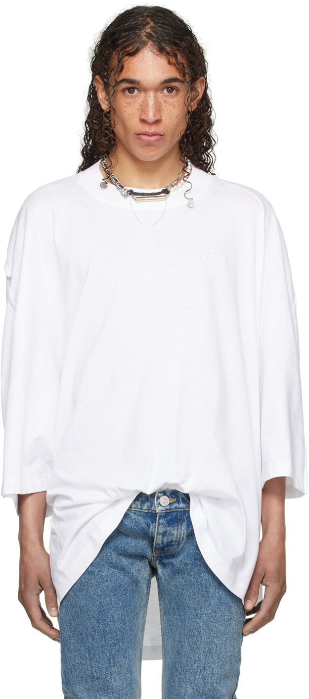 Jean Paul Gaultier White Shayne Oliver Edition T-Shirt Jean
