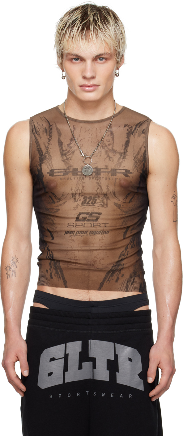 Brown Shayne Oliver Edition 'GS Sport' Tank Top