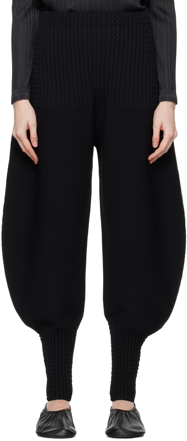 Black Squeeze Trousers