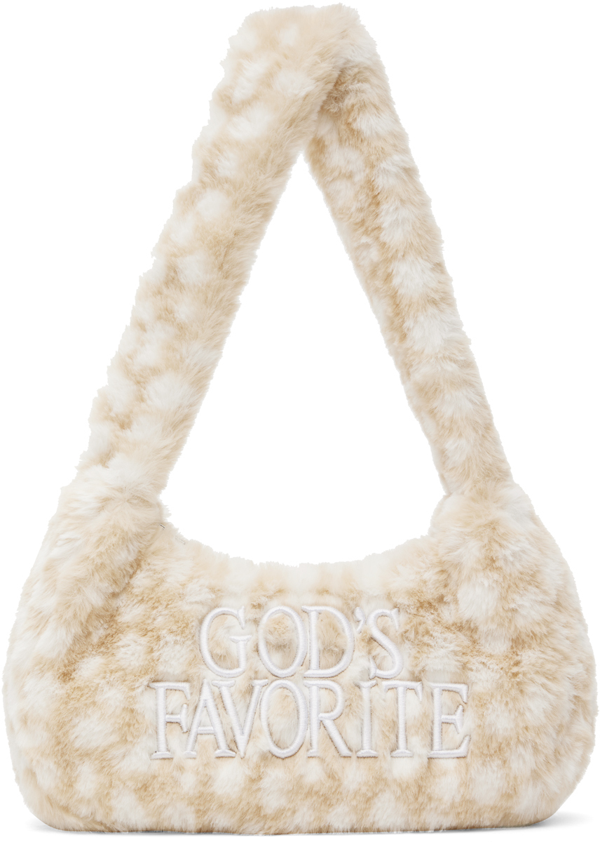 Shop Praying ベージュ＆ホワイト God's Favorite バッグ In Deer Print