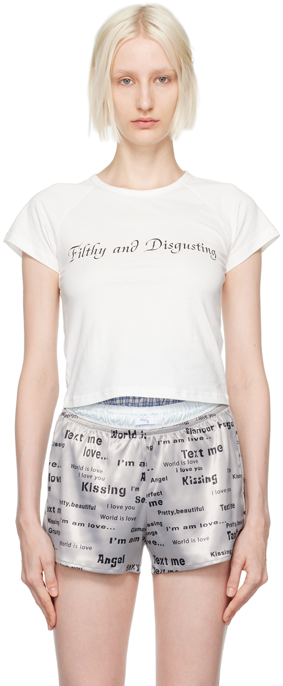 Shop Praying White 'filthy & Disgusting' Baby T-shirt