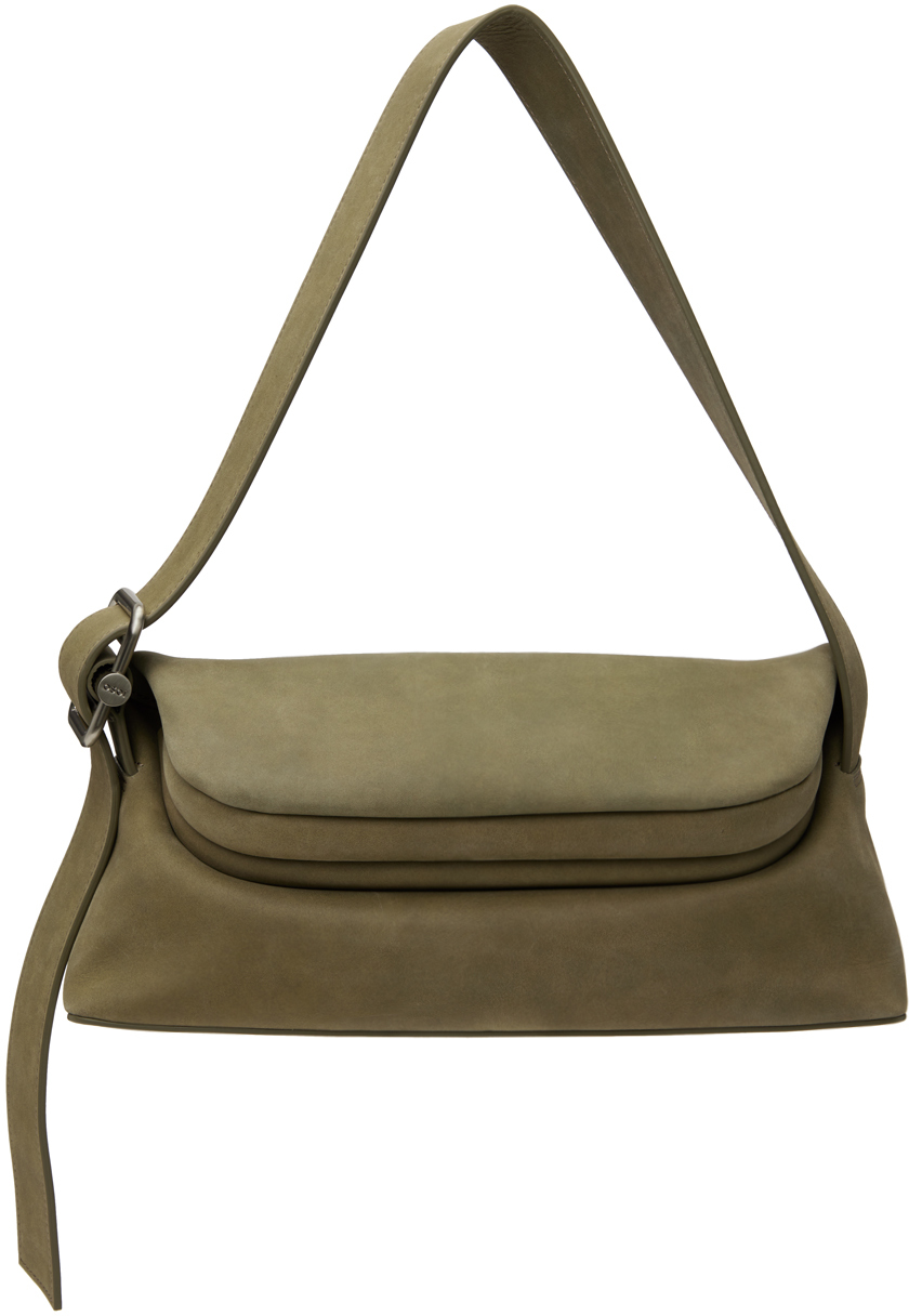 Shop Osoi カーキ Folder Brot バッグ In Marena Khaki