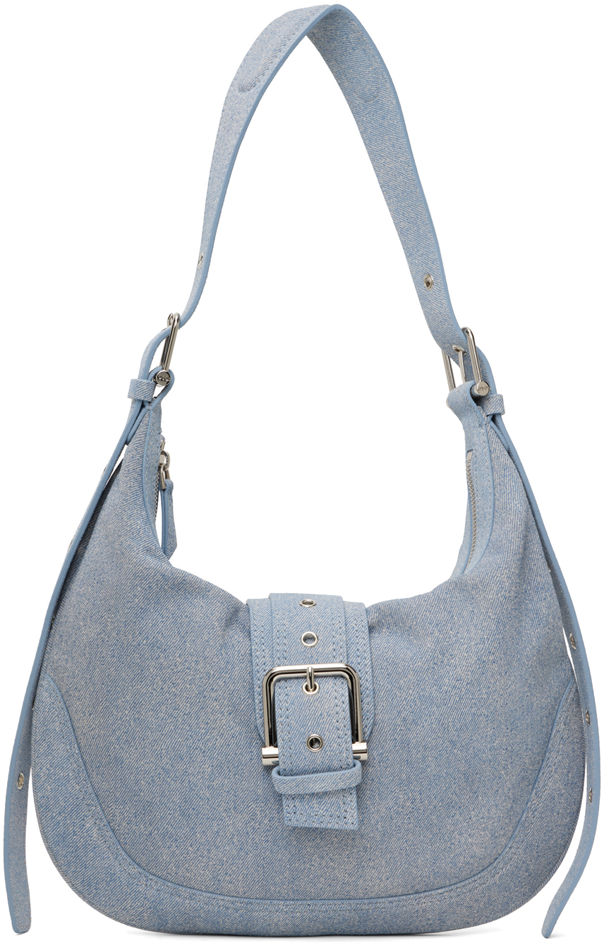 Blue Mid Brocle Bag