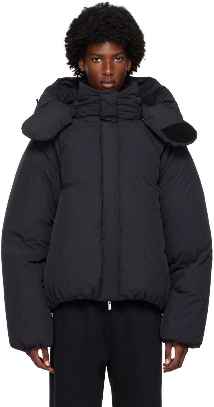 Navy Space Down Jacket