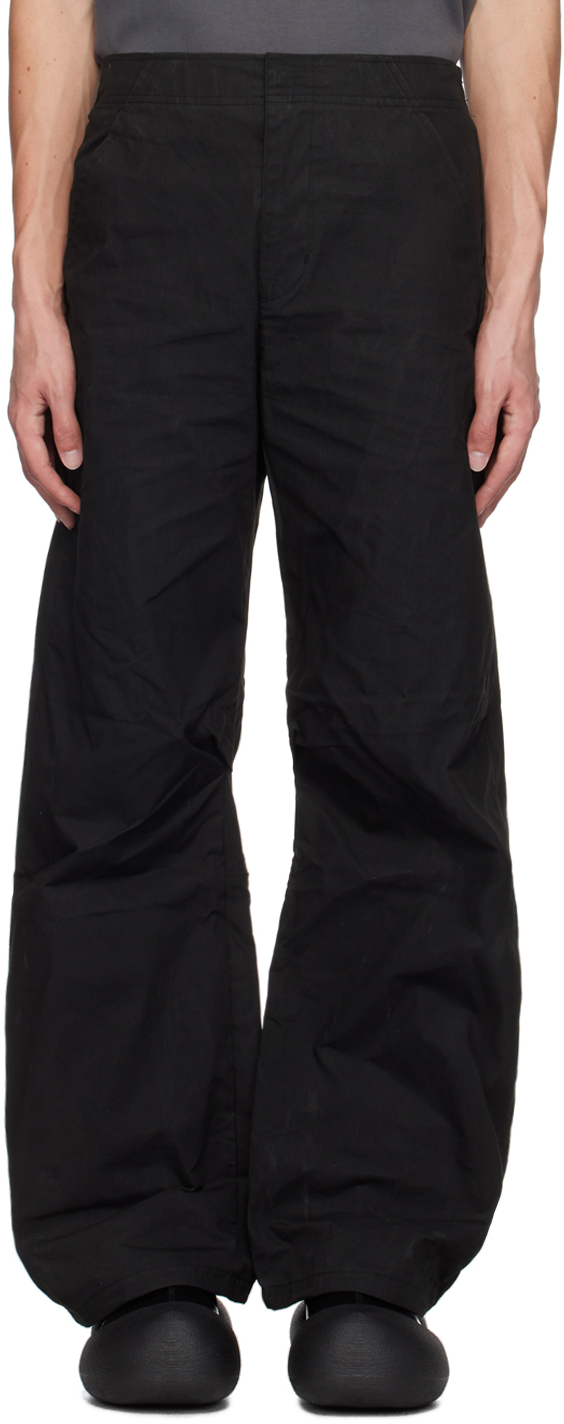 Shop Seventh Black Bow Tech Pants In Night