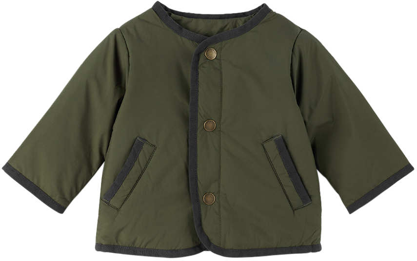 Shop Bonpoint Baby Green Geliciano Jacket In 146c Upb Kaki