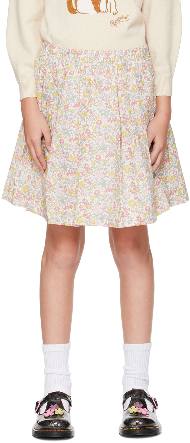 Kids Multicolor Suzon Skirt by Bonpoint on Sale