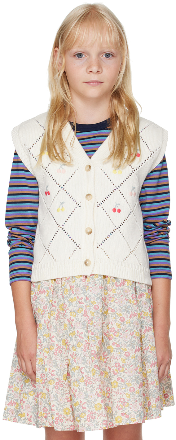 Kids Off-White Ticiana Vest by Bonpoint on Sale