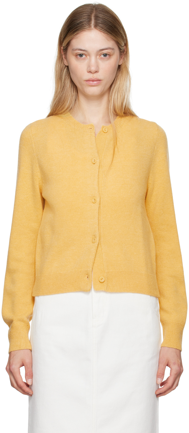 Shop Nothing Written Yellow Tome Cardigan In Mustard