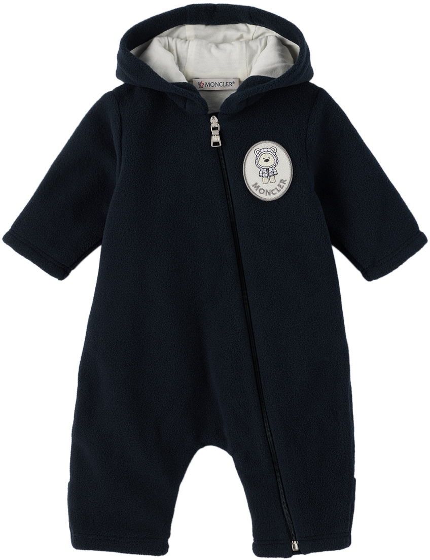 Moncler Baby Boys Jogging Suit In Navy 3 main image 1