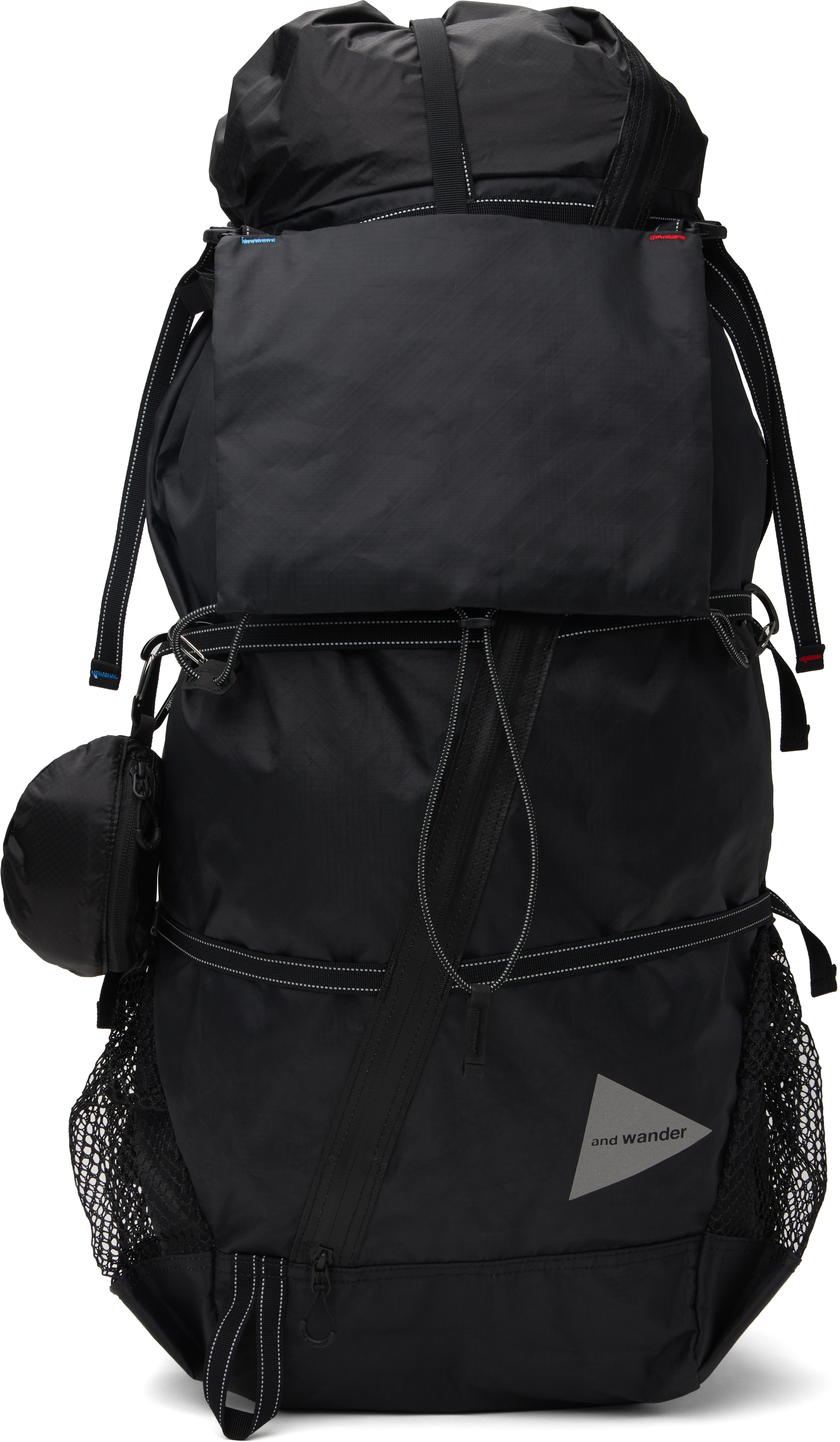 Shop And Wander Black Ecopak 45l Backpack In 010black