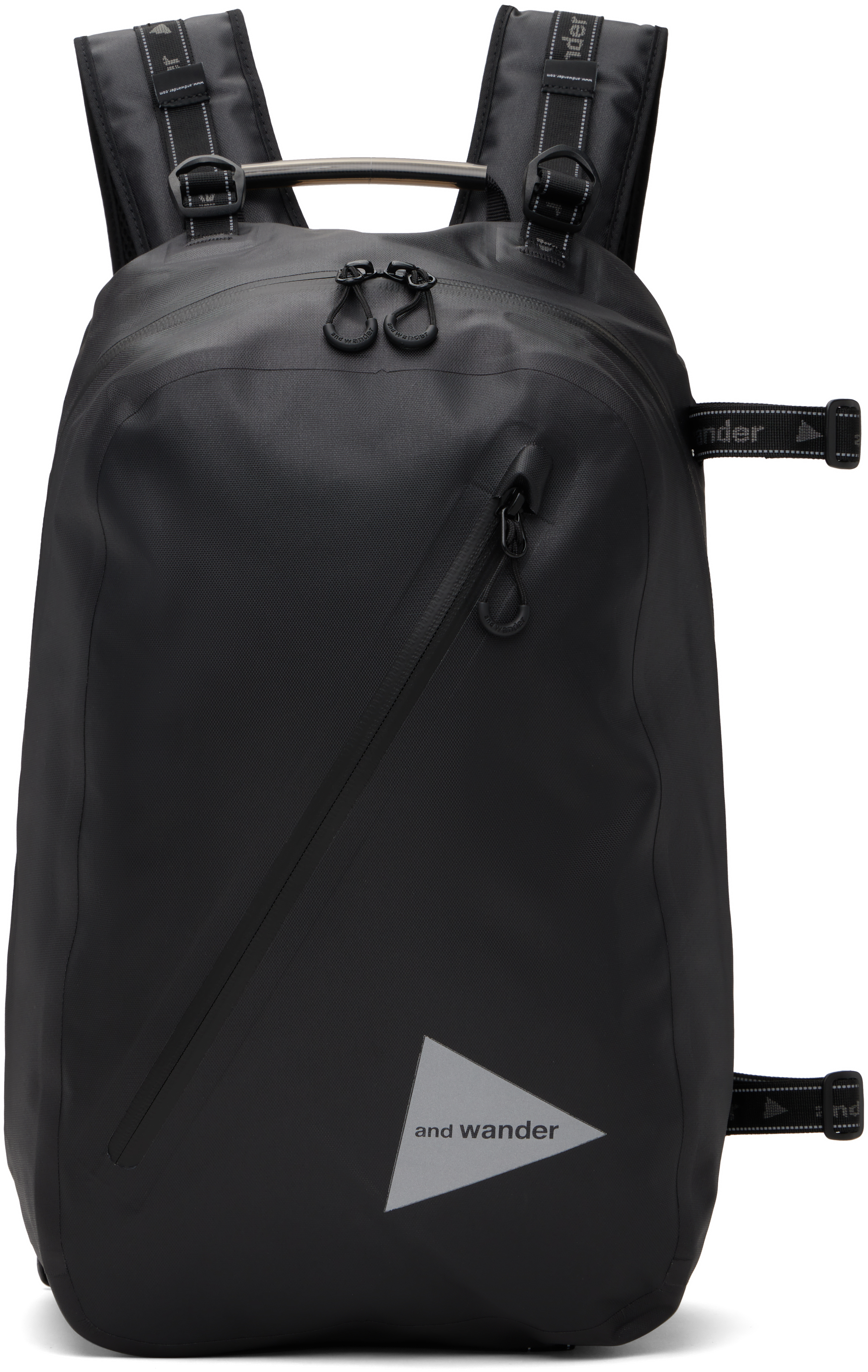 Shop And Wander Black Waterproof Daypack Backpack In 010black