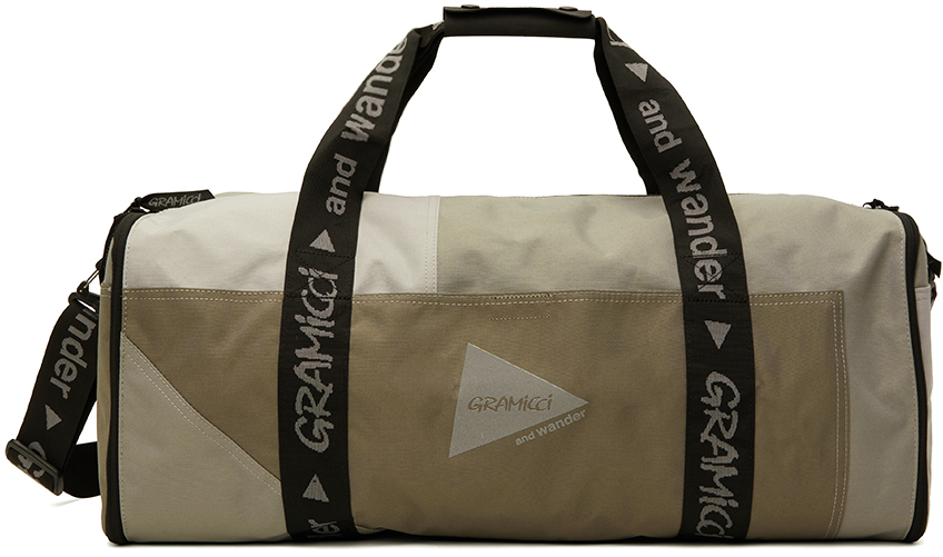Beige Gramicci Edition Multi Patchwork Boston Duffle Bag