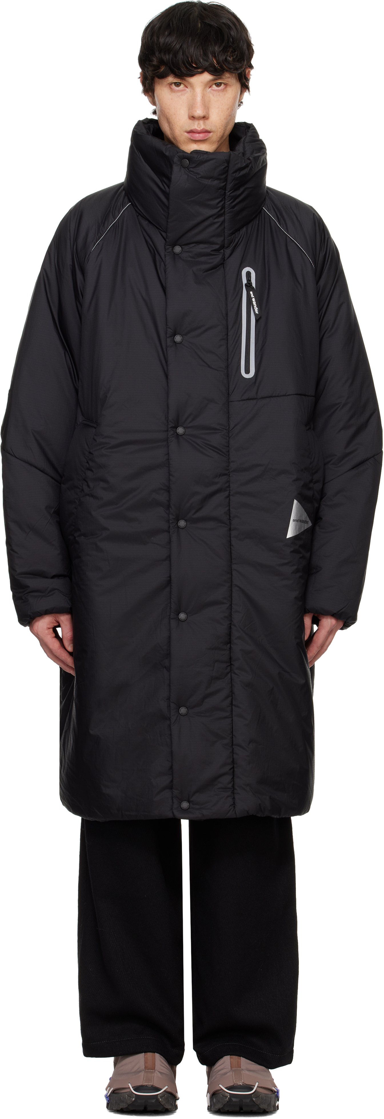 Shop And Wander Black Ripstop Primaloft Insulation Coat In Black010