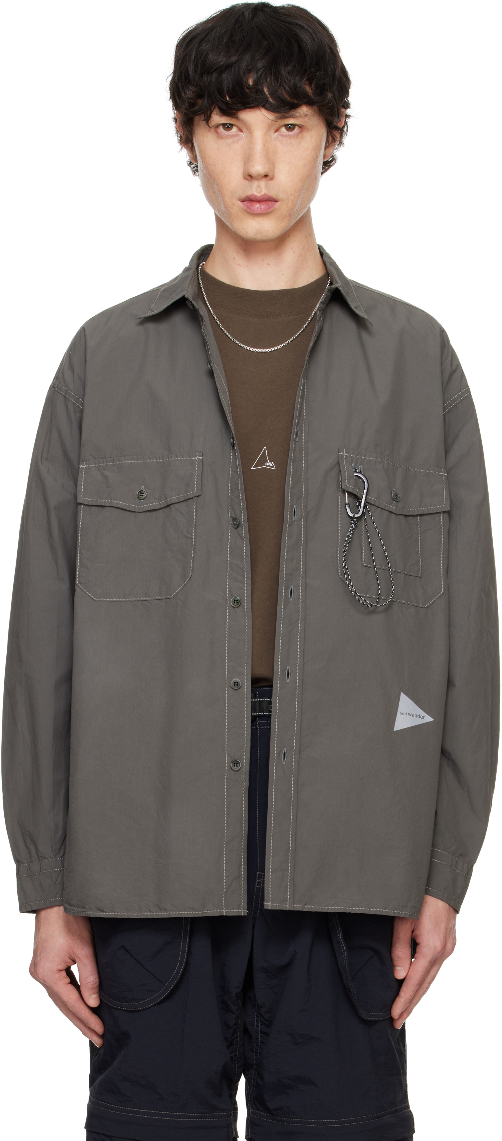 Gray CORDURA Typewriter LS Shirt