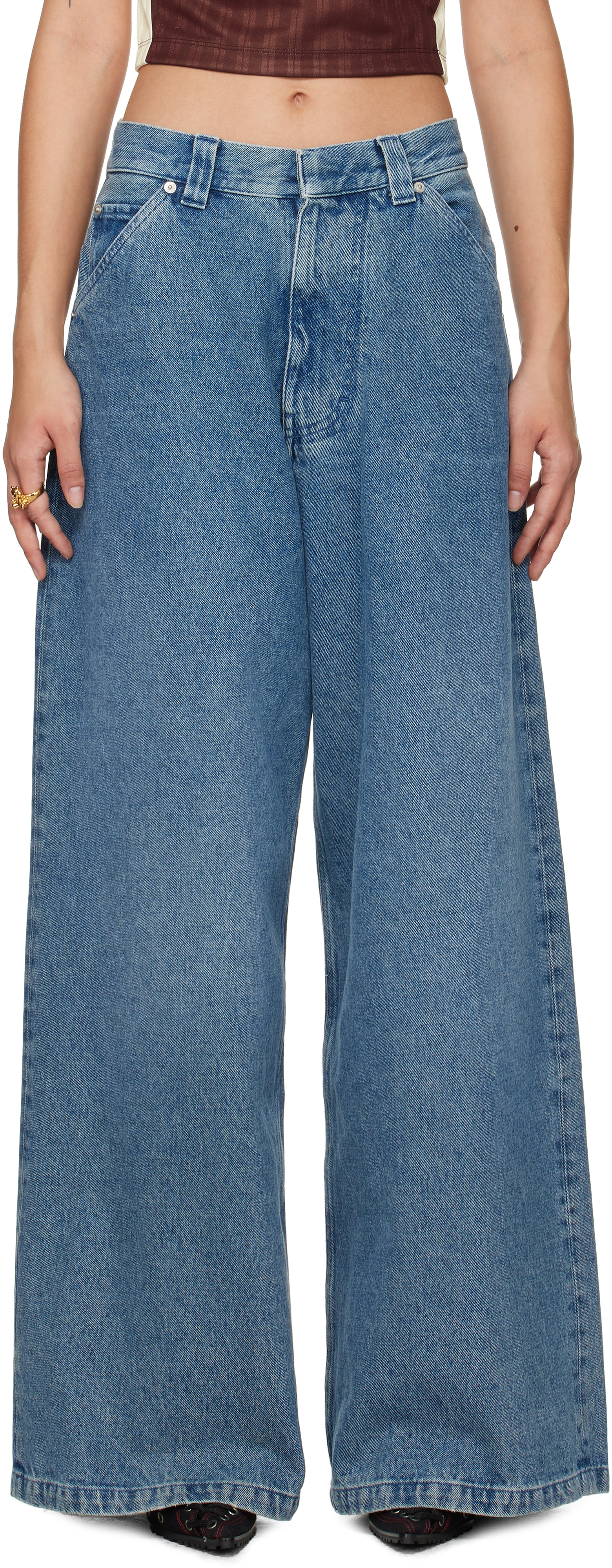 Blue Baggy Jeans