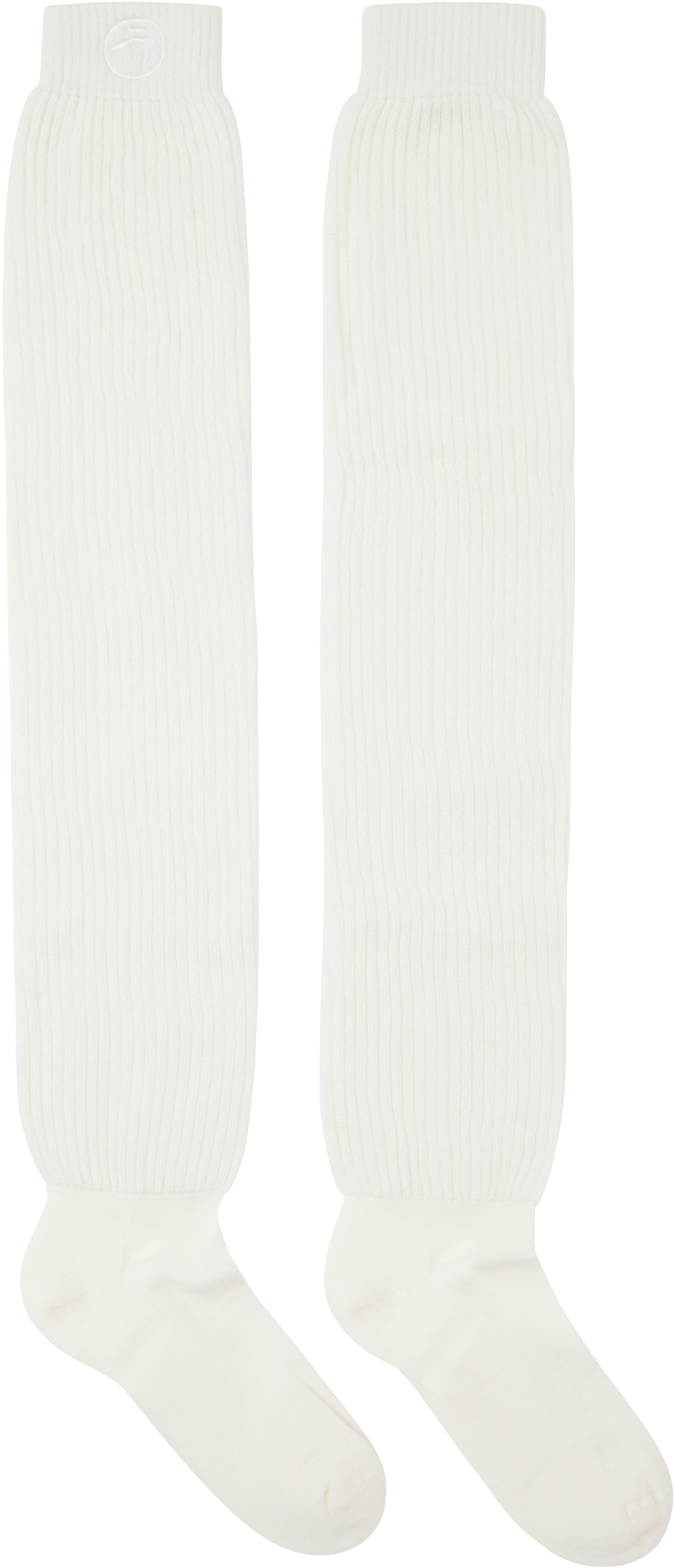 Beige Schoolgirl Slouchy Socks