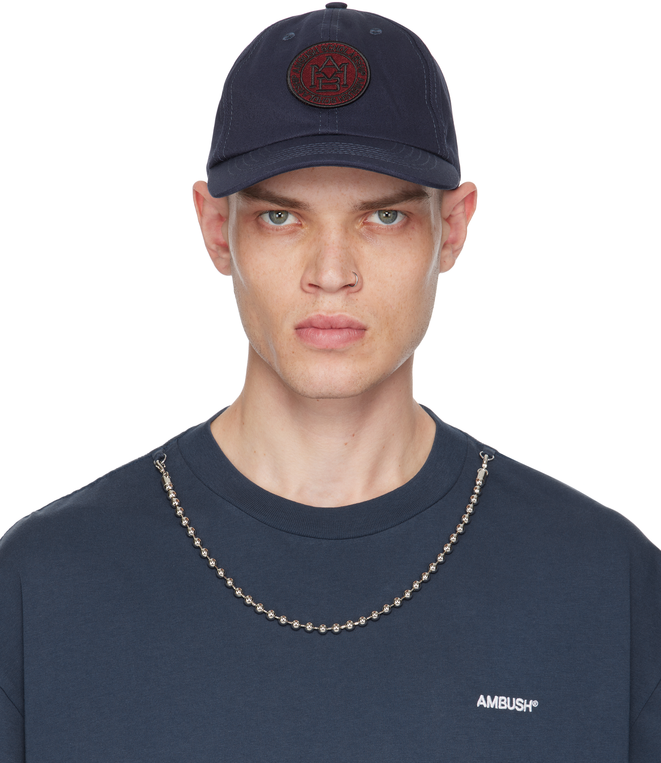 Navy Circle Logo Baseball Cap