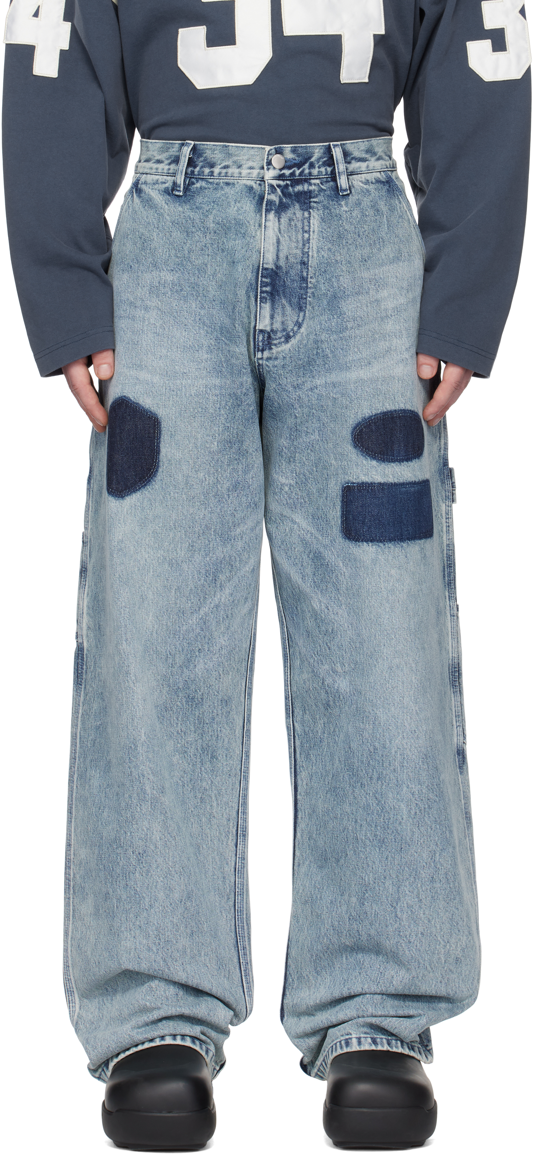 Blue Denim Work Jeans