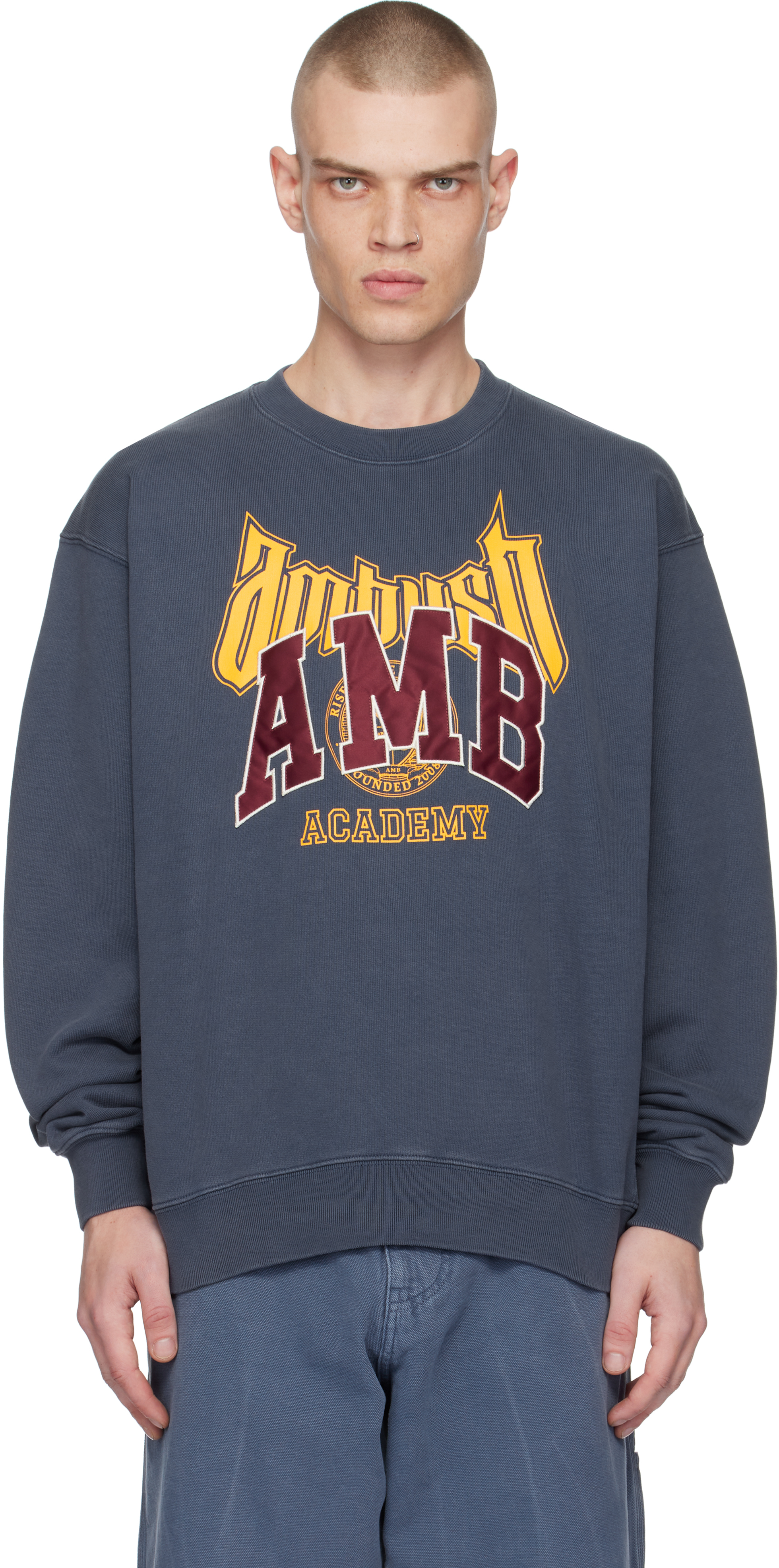 Navy Graphic Sweatshirt