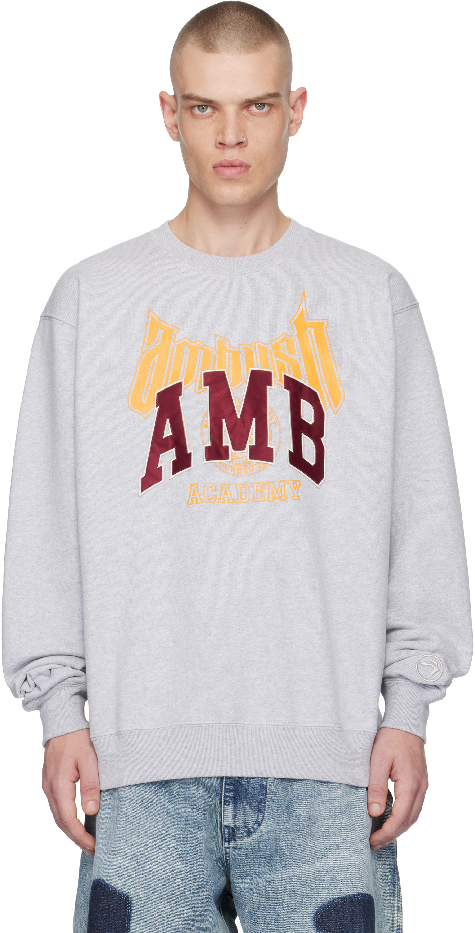 Gray Graphic Sweatshirt