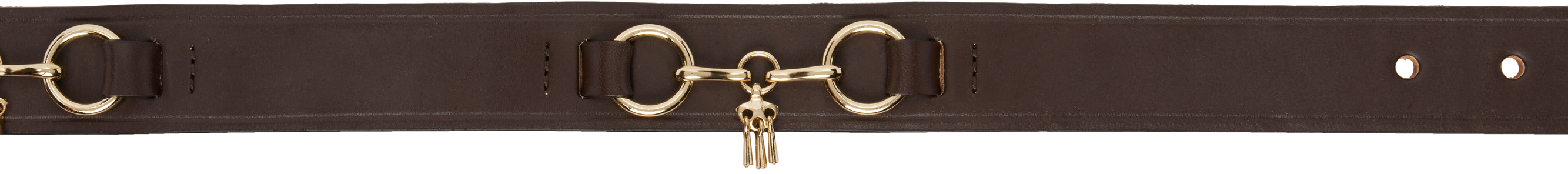 Needles Brown Tassel Bit Belt In A-brown