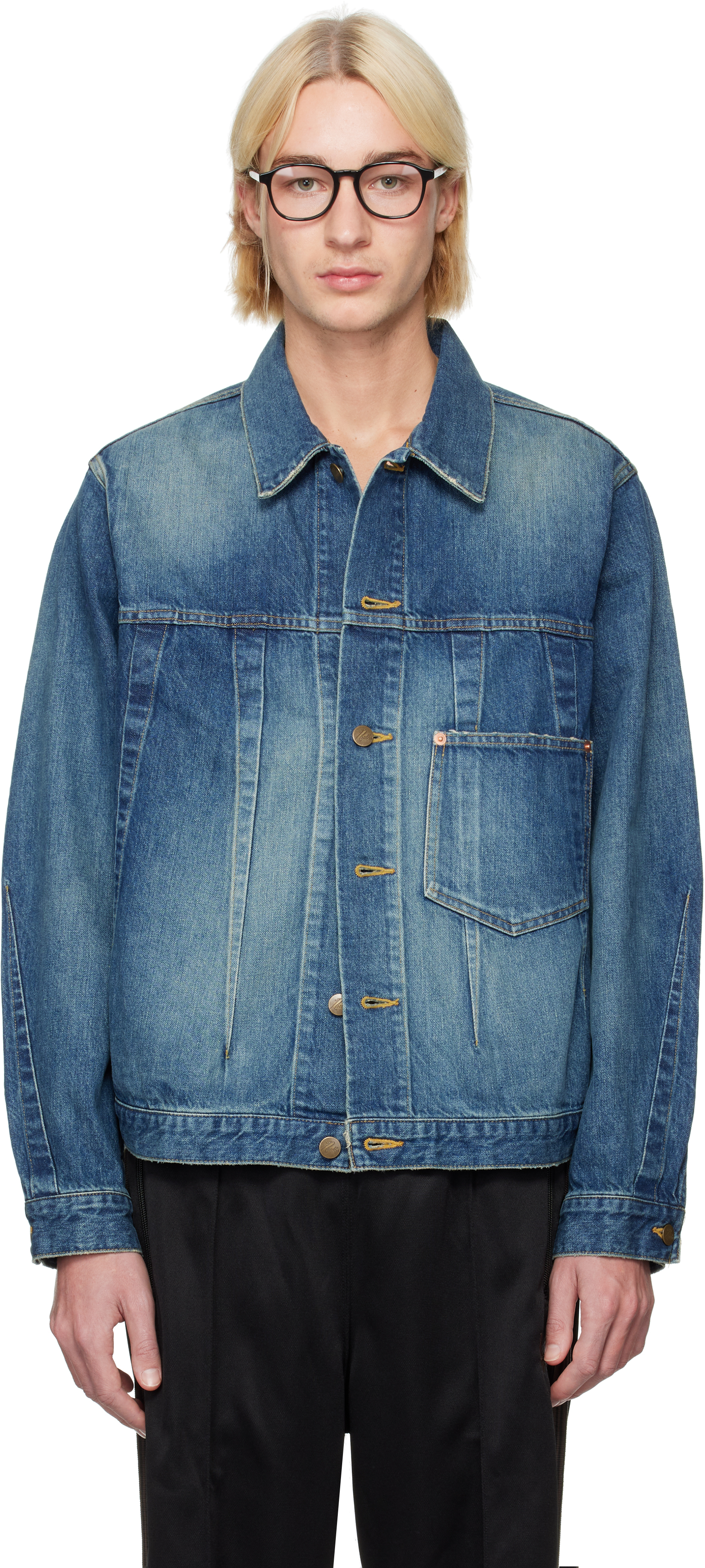 Indigo Darts Jean Denim Jacket