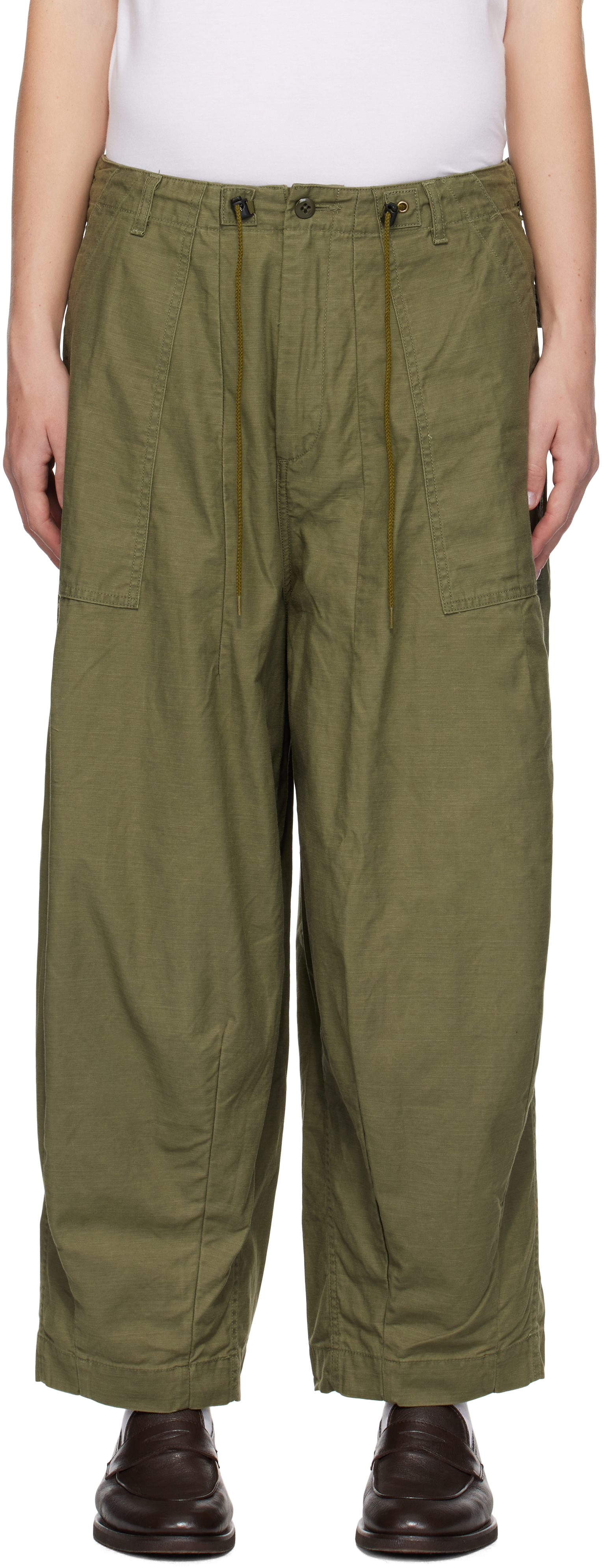 Black H. D. Fatigue Trousers