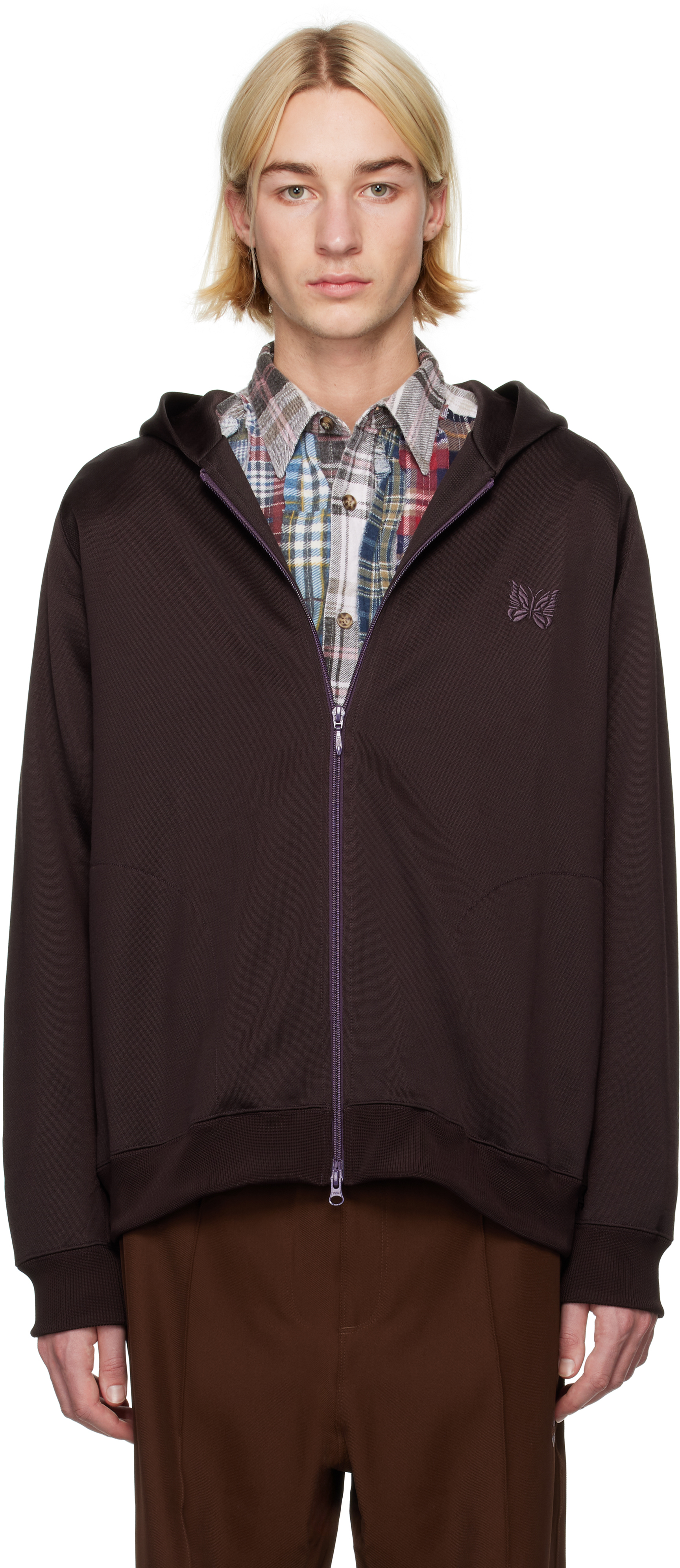 Purple Zipped Hoodie