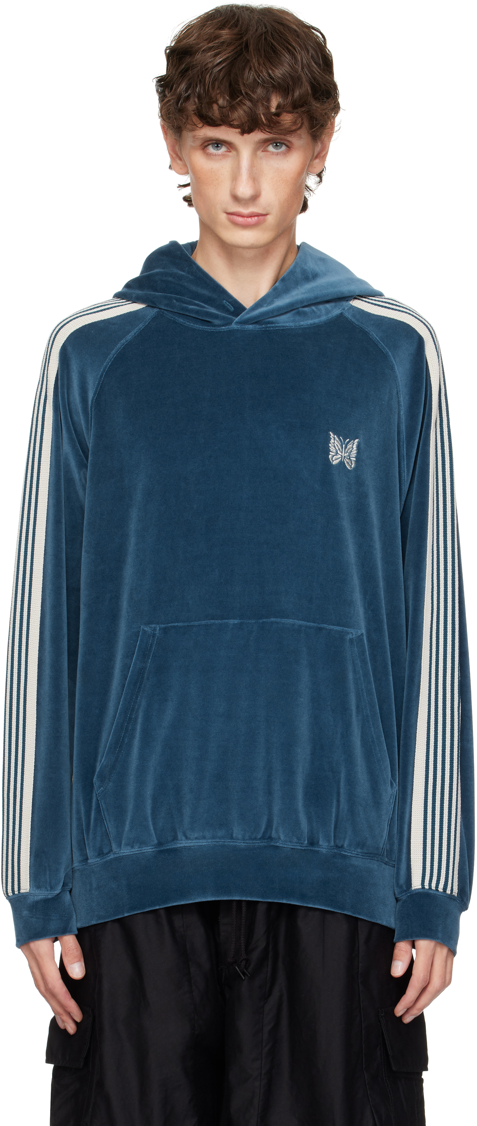 Blue Track Hoodie