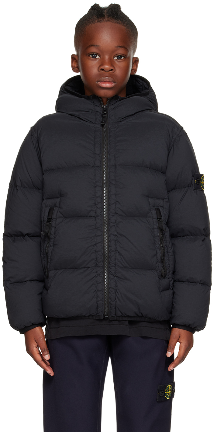 Stone island coat kids on sale