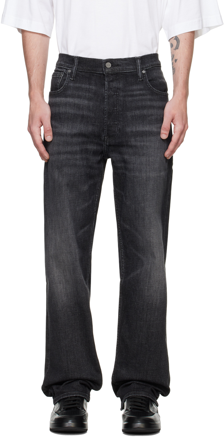 Shop Calvin Klein Black Halo Jeans In Black Cashmere