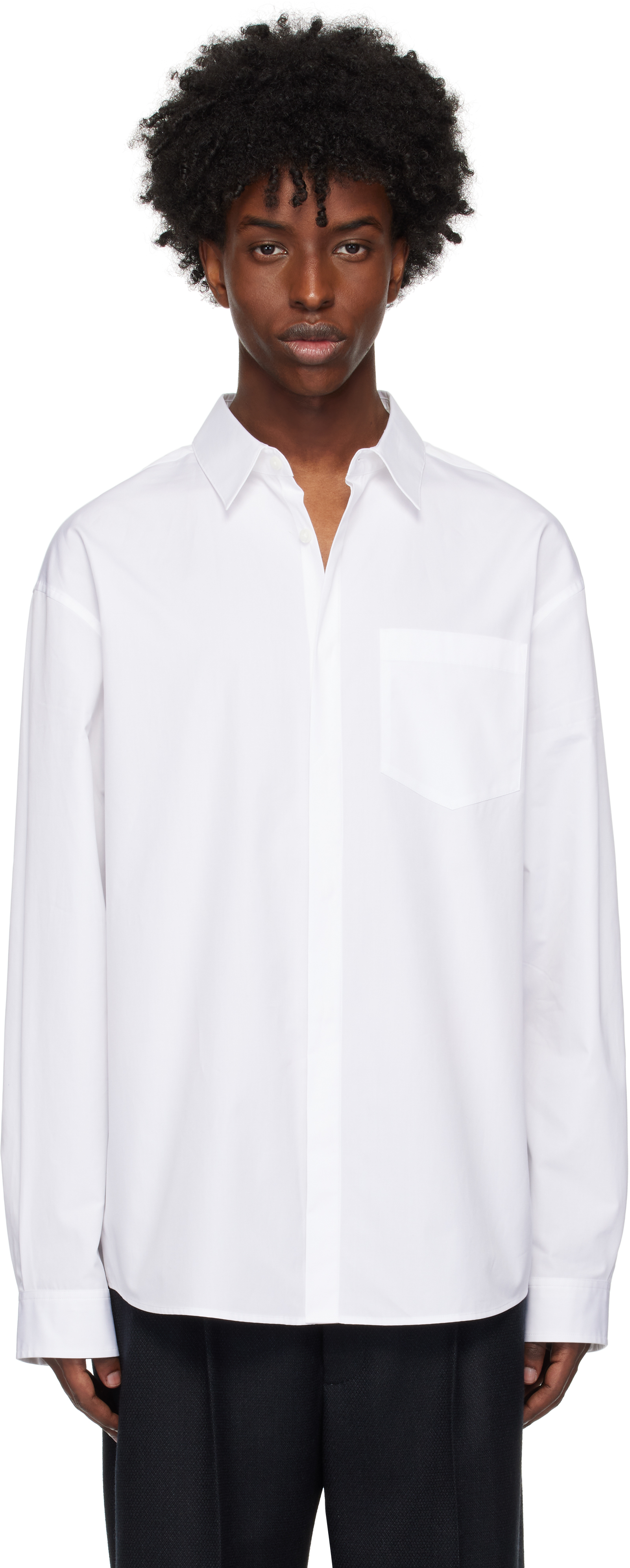 White Halo Cotton Classic Shirt