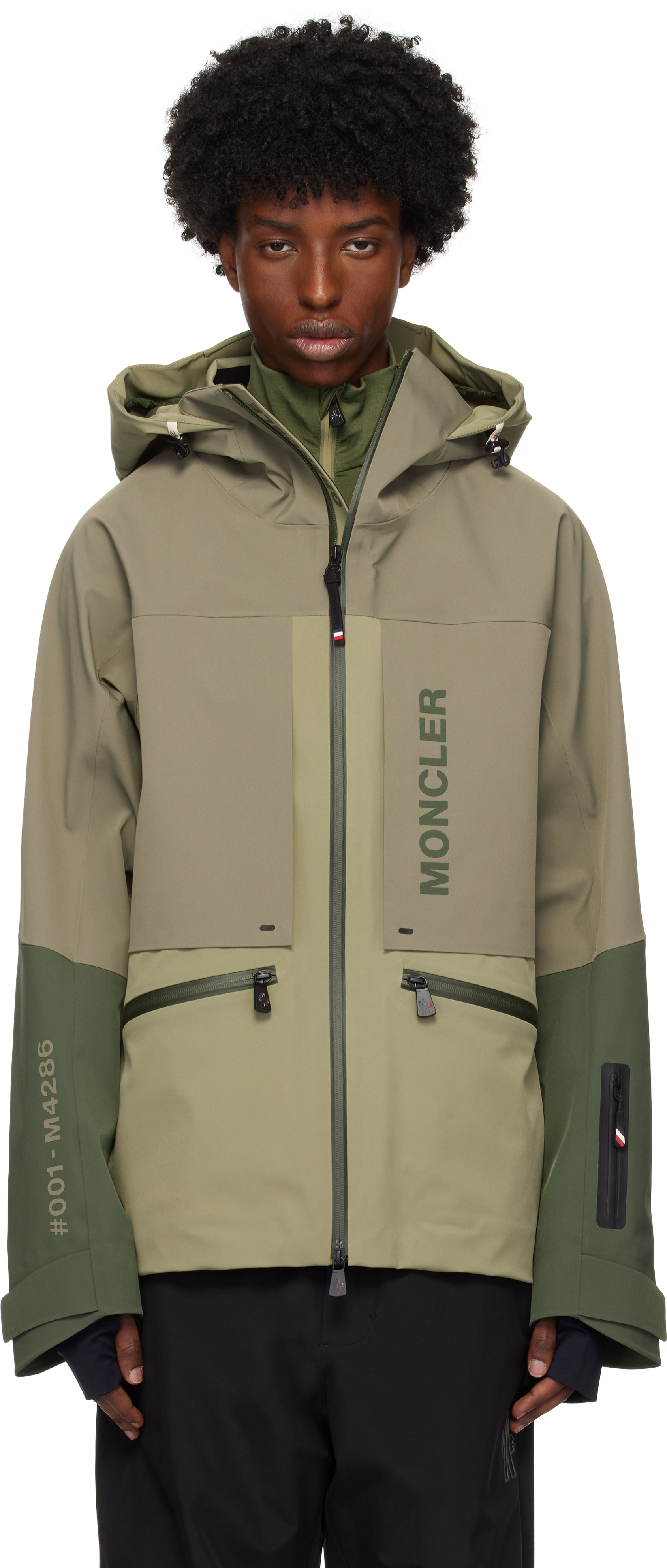 Khaki Fussen Ski Jacket