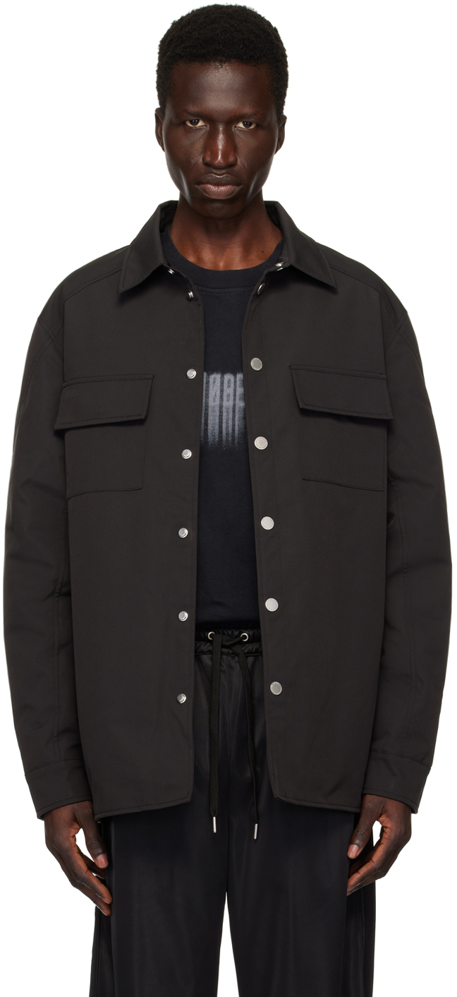 Han Kjobenhavn: Black Padded Shirt | SSENSE