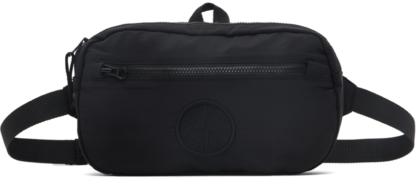 Shop Stone Island ブラック Nylon Metal ポーチ In V0029 Black