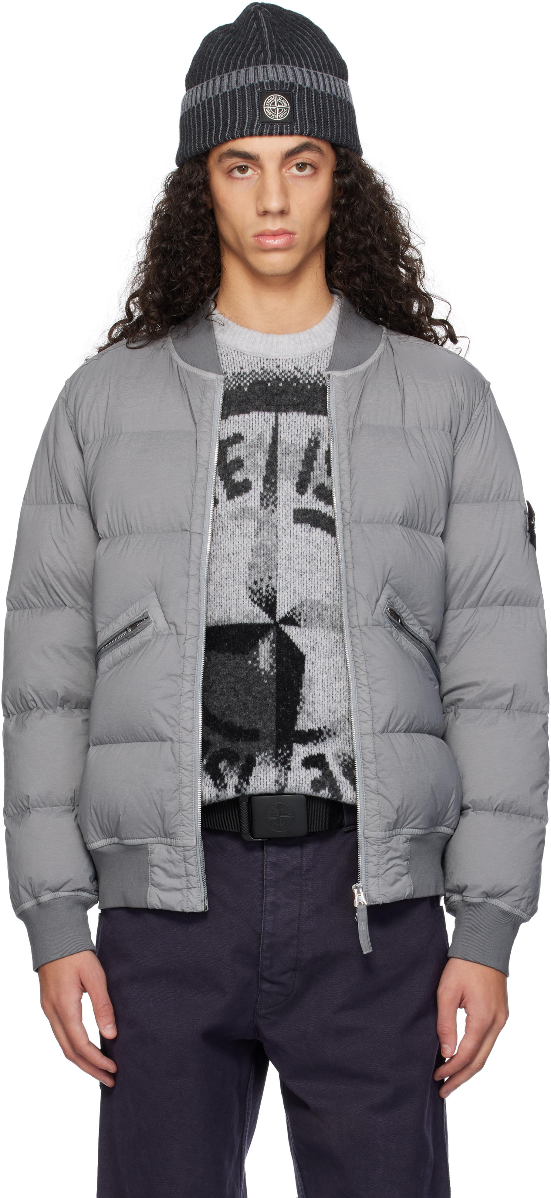 Stone Island down for Men | SSENSE Canada