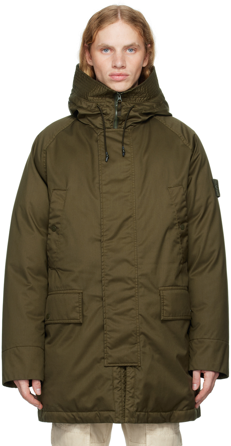 Khaki Ghost Real Down Jacket