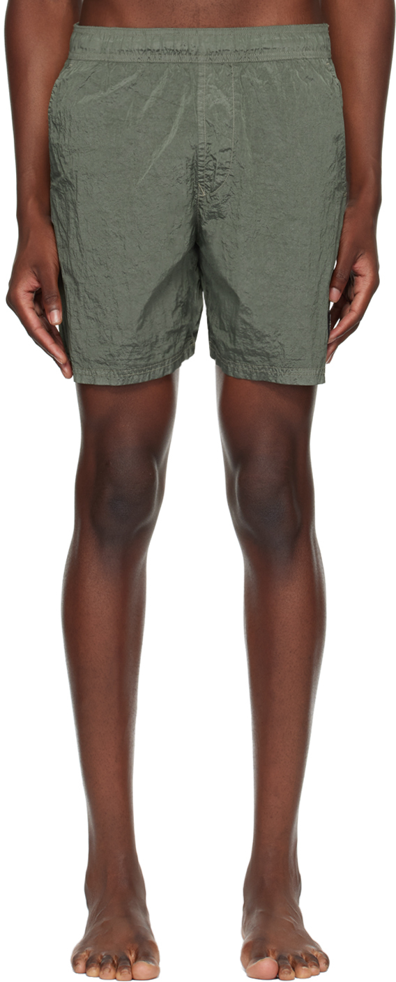 STONE ISLAND GREEN B0943 SWIM SHORTS 