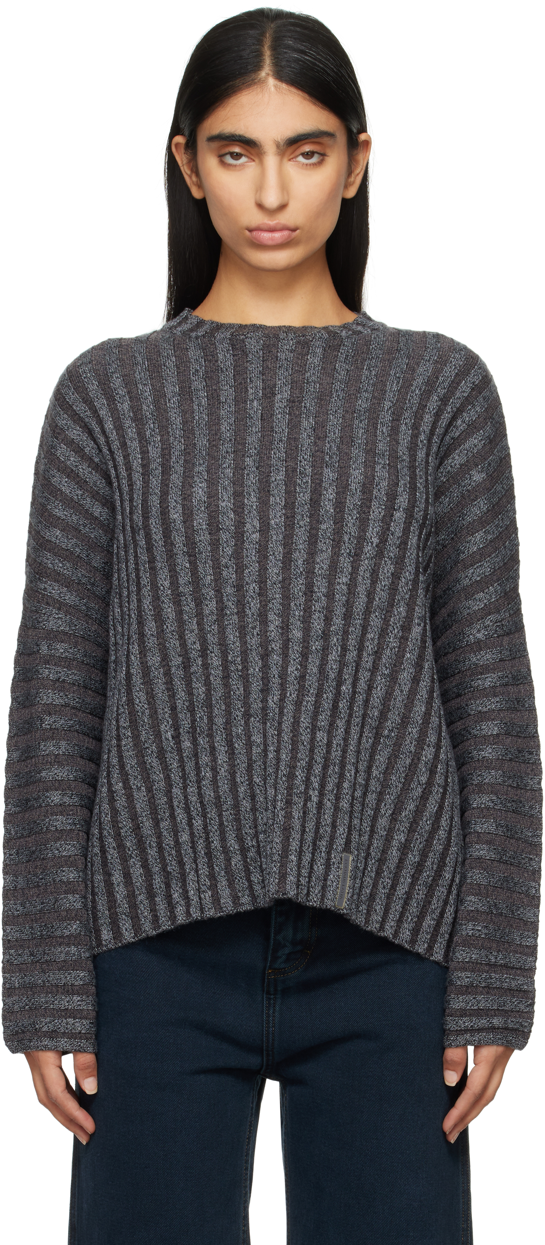 Gray Keyboard Sweater