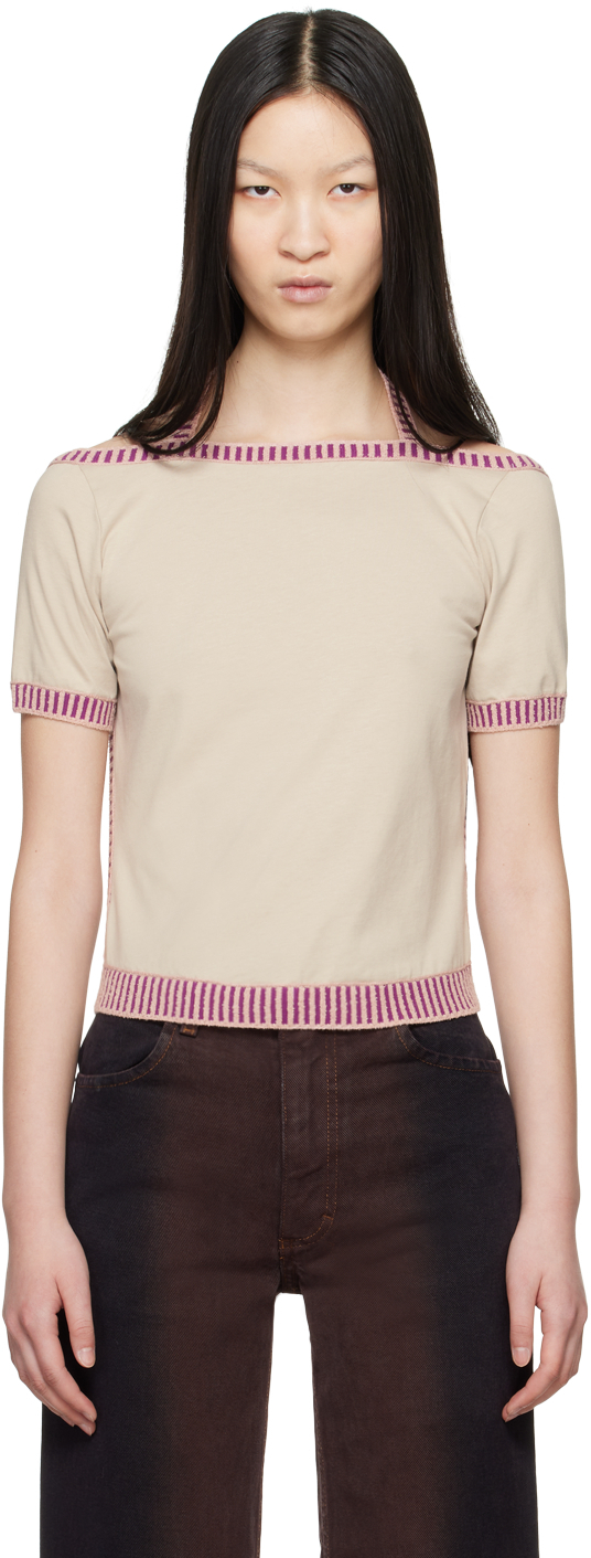 eckhaus-latta-beige-edge-t-
