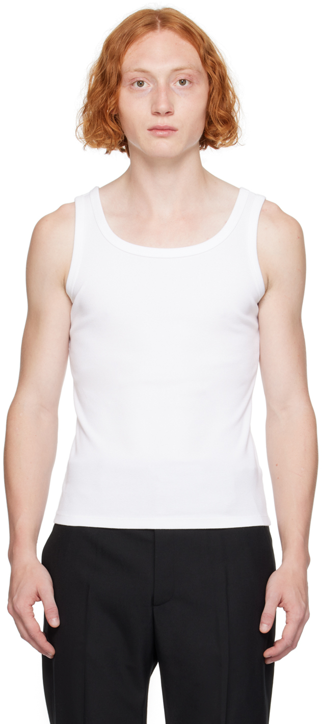 White Egonic Tank Top