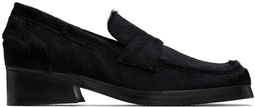 Shop Eckhaus Latta Black Latta Loafers