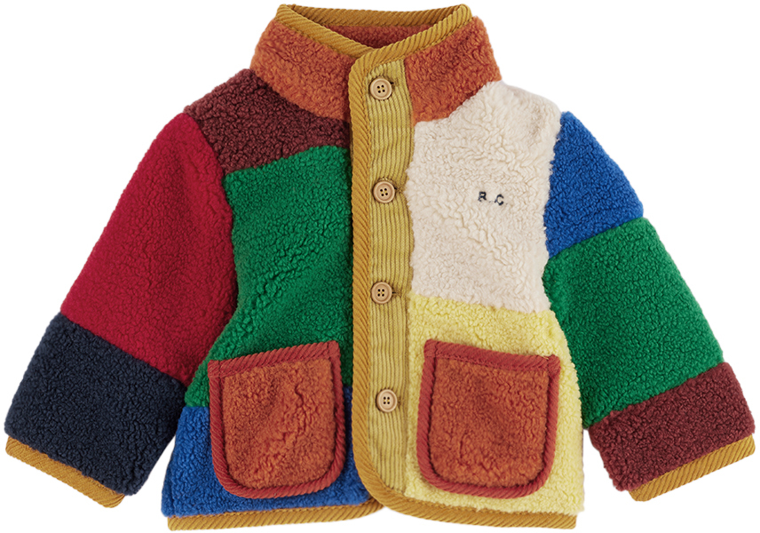 Shop Bobo Choses Baby Multicolor Color Block Jacket