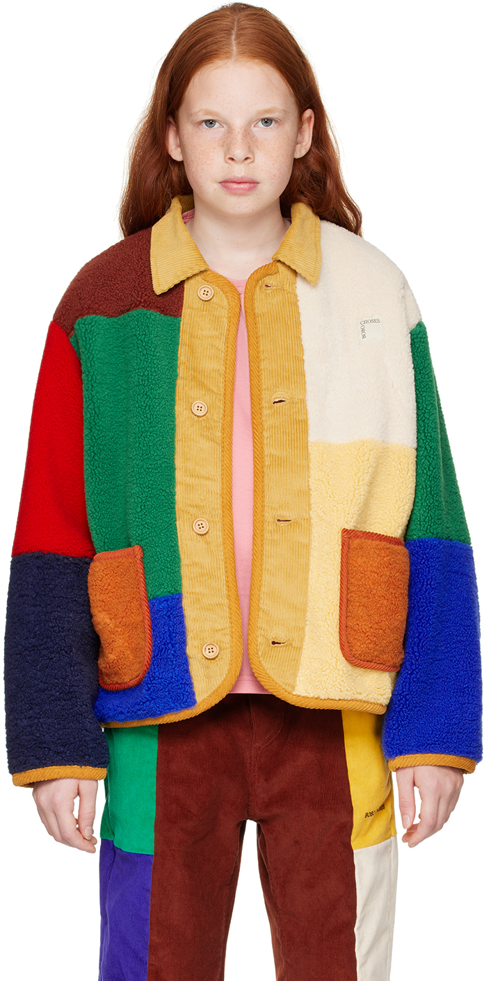 Shop Bobo Choses Kids Multicolor Color Block Jacket