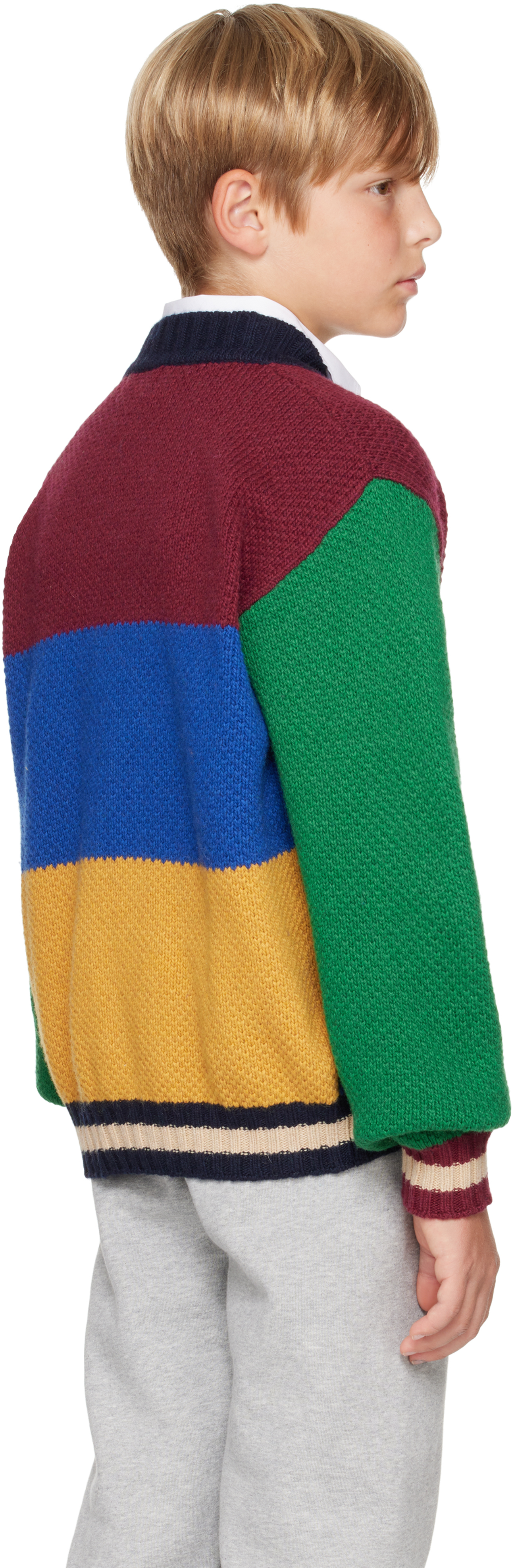 Bobo Choses Multicolor Cardigan For Kids With Logo In Multicolor