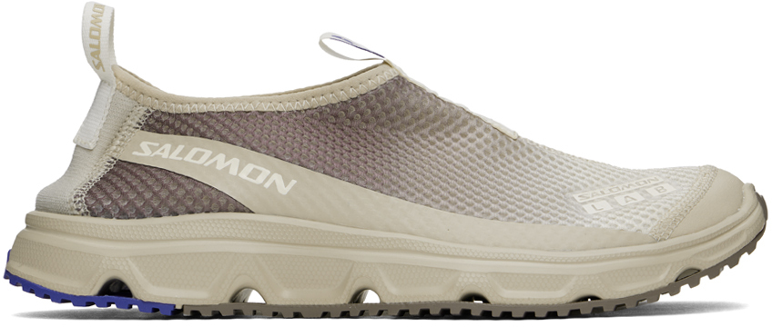 Shop Salomon Beige Rx Moc 3.0 Sneakers In Feather Gray / Iron